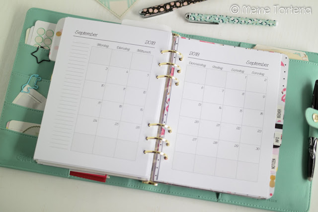Blog-Planner, Blog-Organisation im klassischen Ringbuch-Kalender