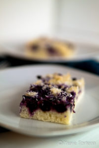 Blaubeer-Kokos-Kuchen