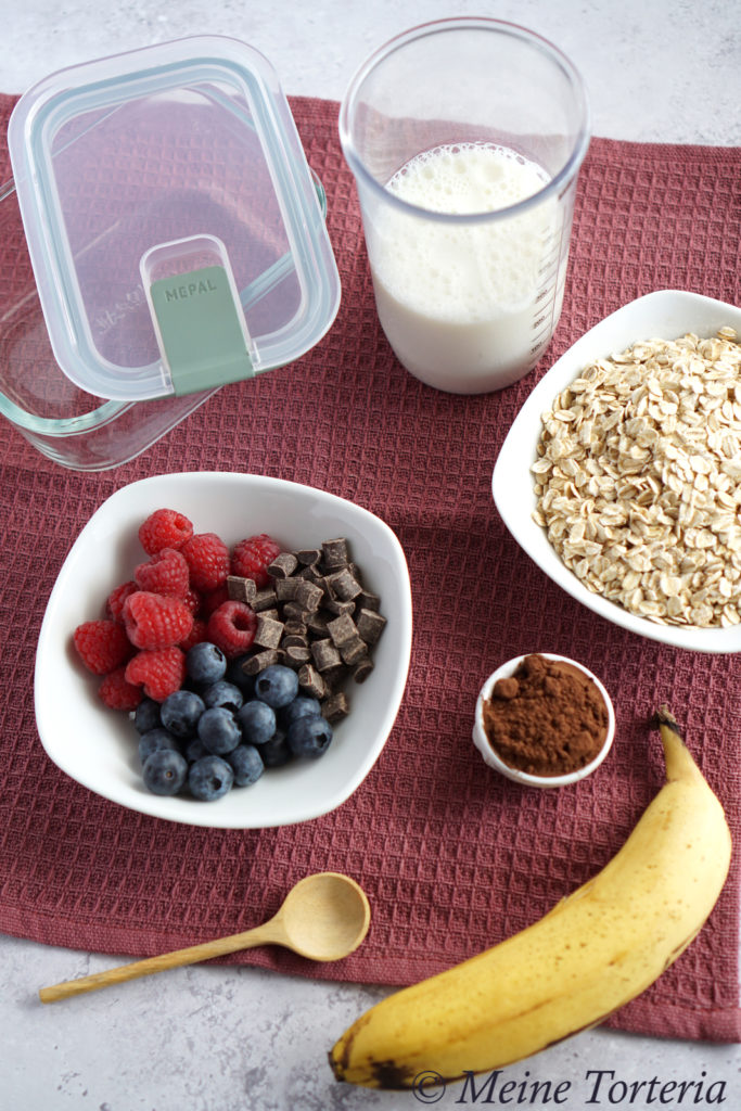 Zutaten für Baked Oats