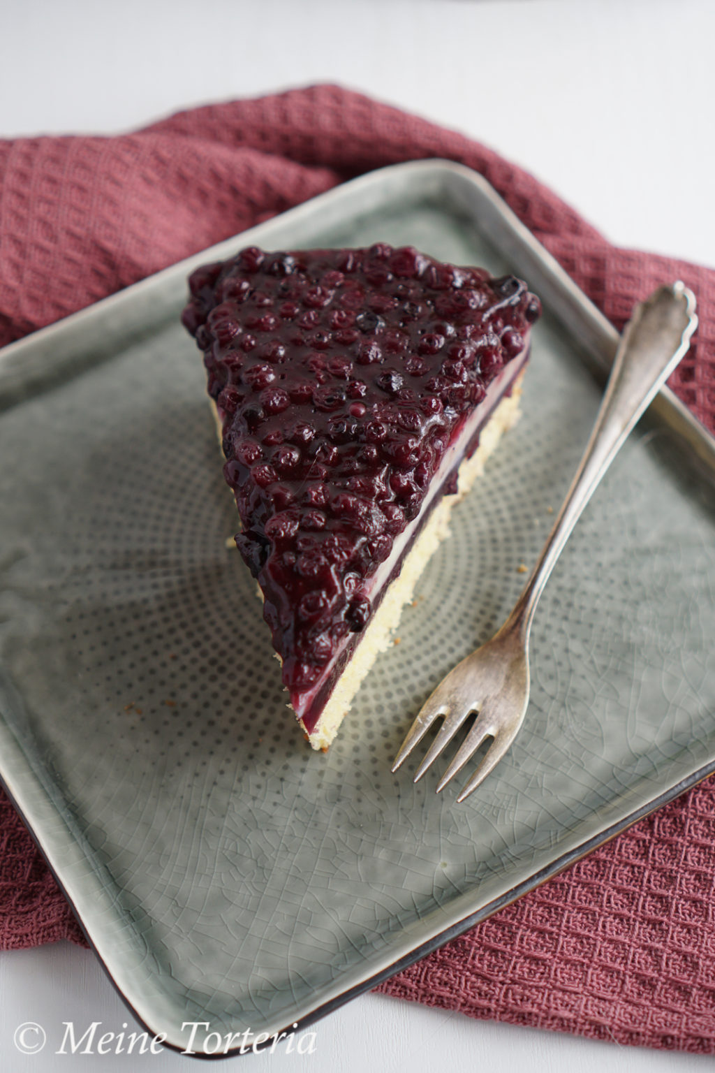 Heidelbeertorte mit zwei verschiedenen Lagen Pudding - Meine Torteria Heidelbeertorte mit zwei verschiedenen Lagen Pudding - Meine Torteria