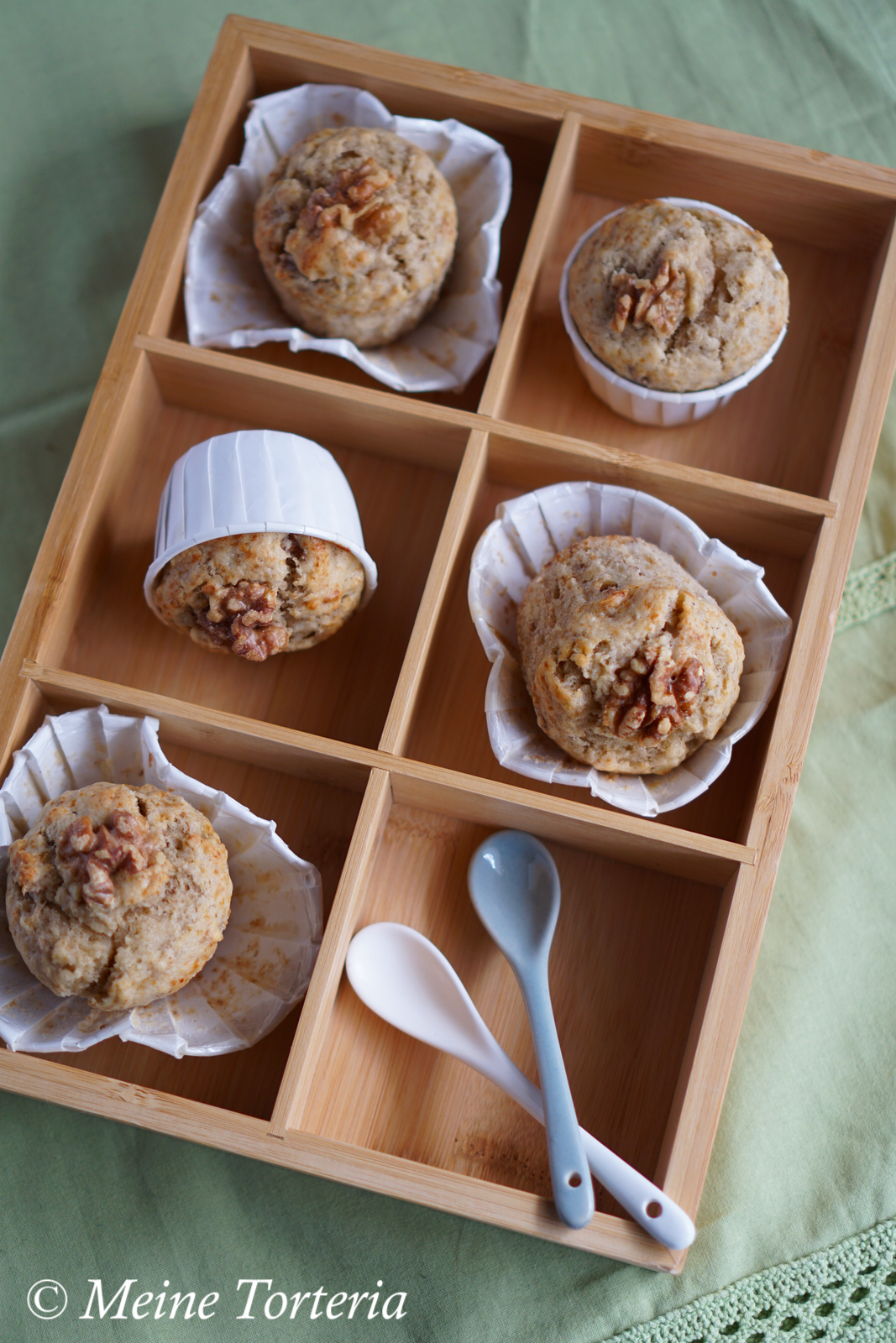 Bananen Walnuss Muffins als leichter Start in das neue Jahr - Meine ...