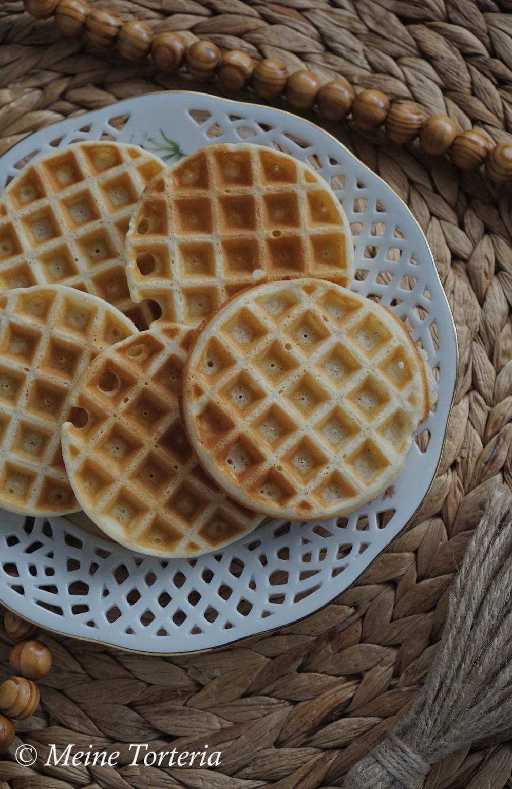 Klassische Waffeln für Waffeln aus dem Mini-Waffeleisen - Meine Torteria Klassische Waffeln für Waffeln aus dem Mini-Waffeleisen - Meine Torteria