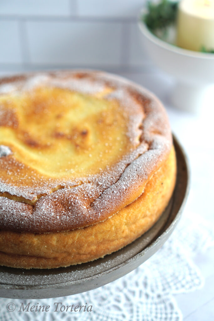 Käsekuchen ohne Boden
