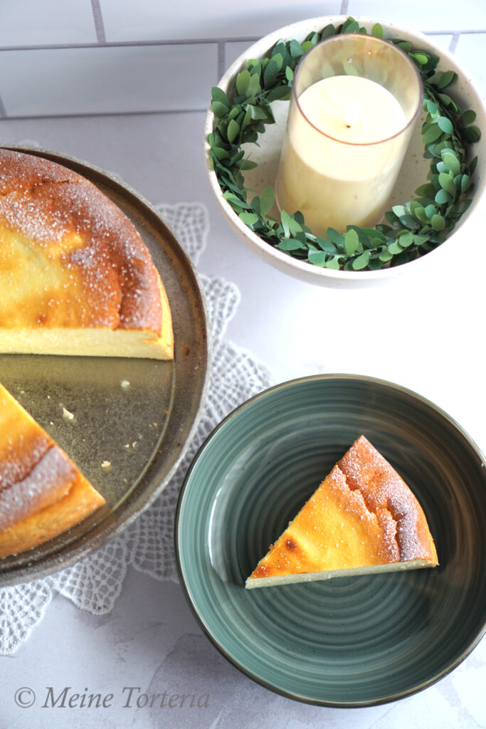 Käsekuchen ohne Boden