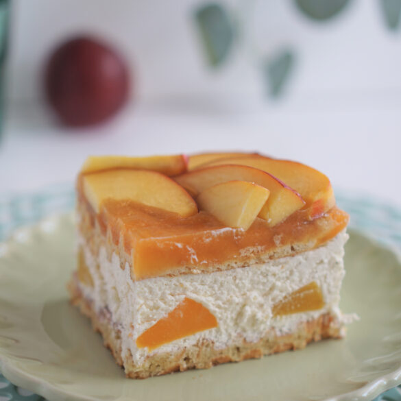 Waffeltorte mit Pfirsich-08 Waffeltorte mit Pfirsich