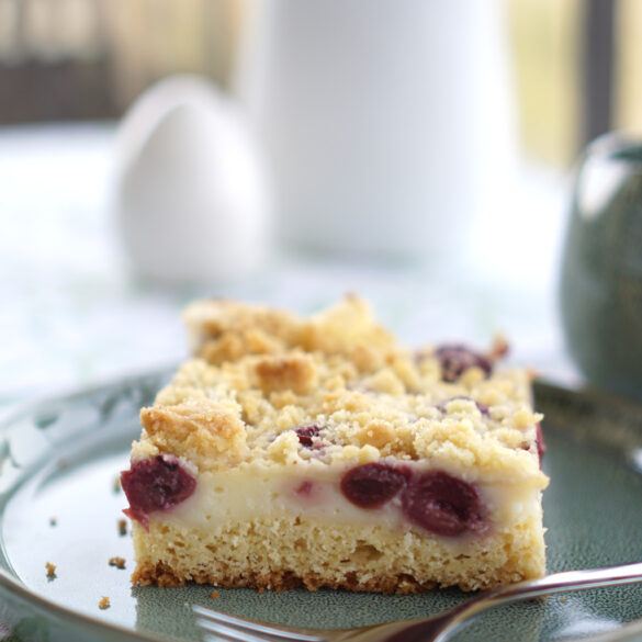 Kirsch-Pudding-Streuselkuchen