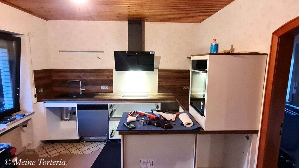Aufbau neue Küche