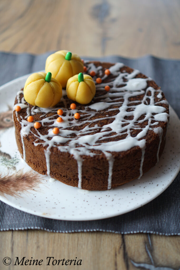 Marzipan-Kürbiskuchen