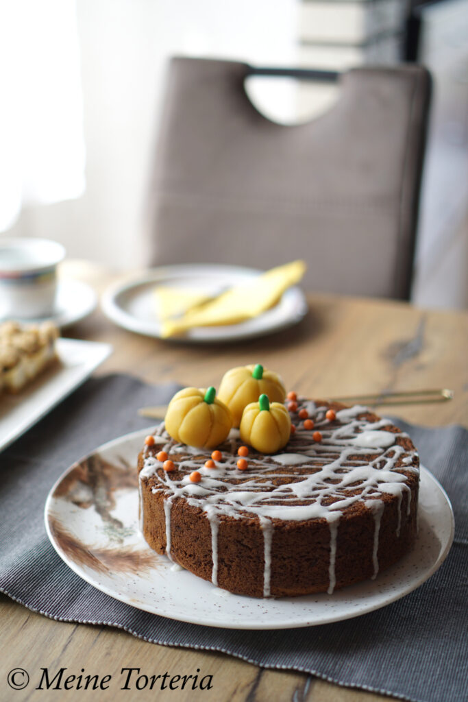 Marzipan-Kürbiskuchen